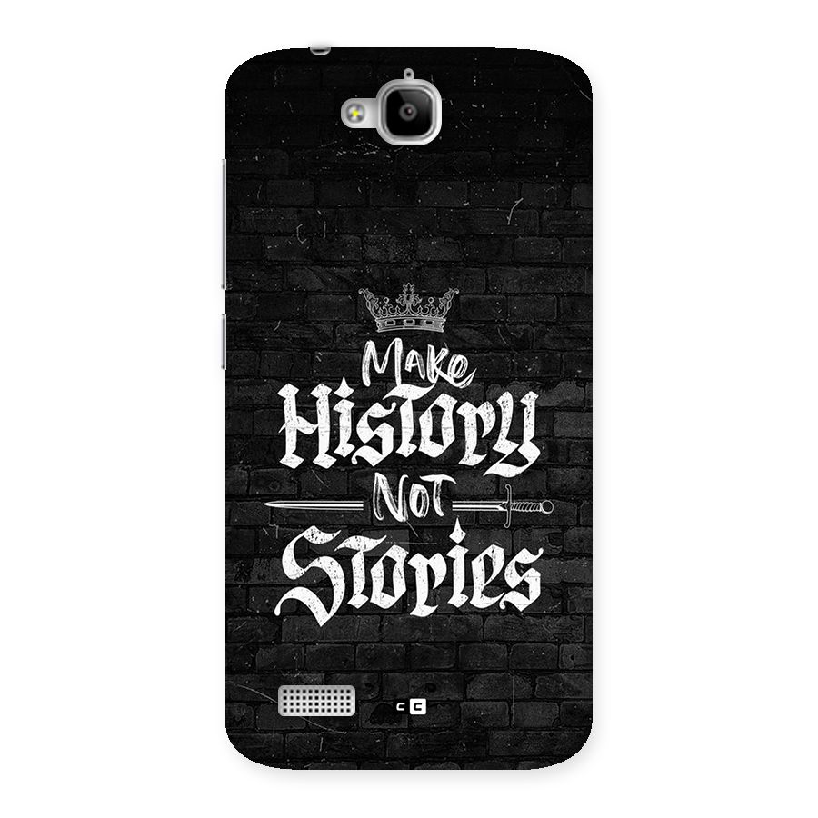 Make History Back Case for Honor Holly