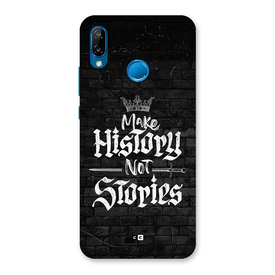Make History Back Case for Huawei P20 Lite