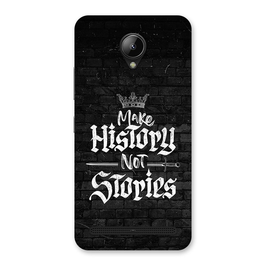 Make History Back Case for Lenovo C2