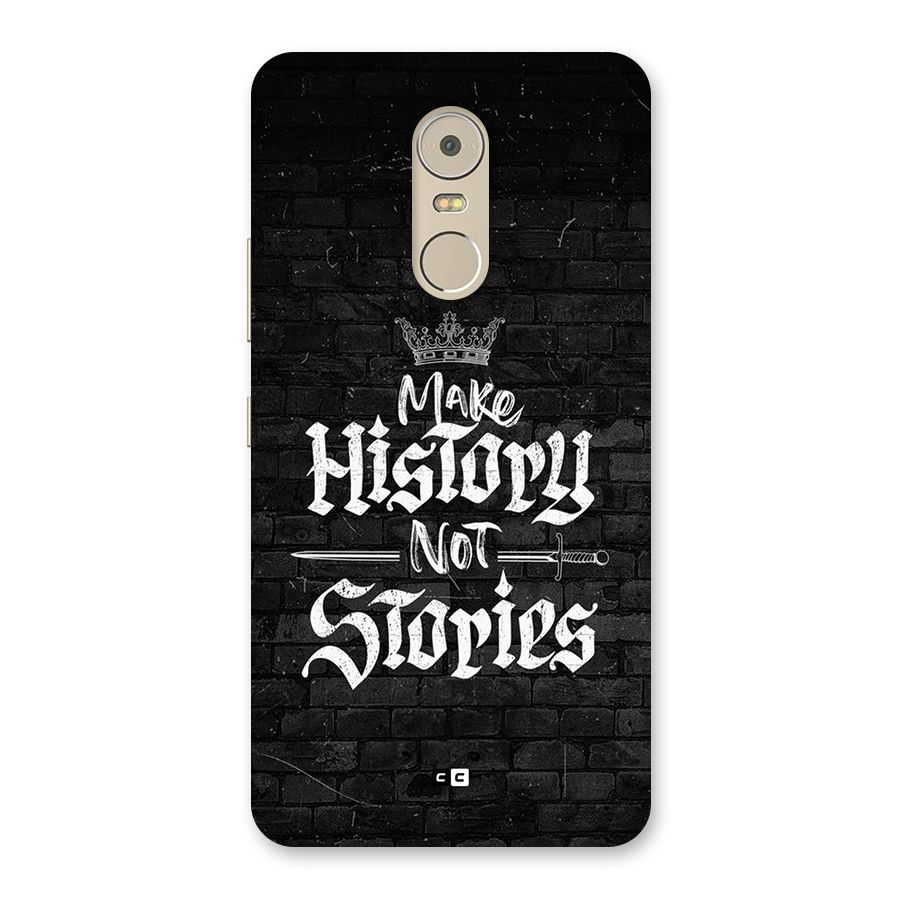 Make History Back Case for Lenovo K6 Note