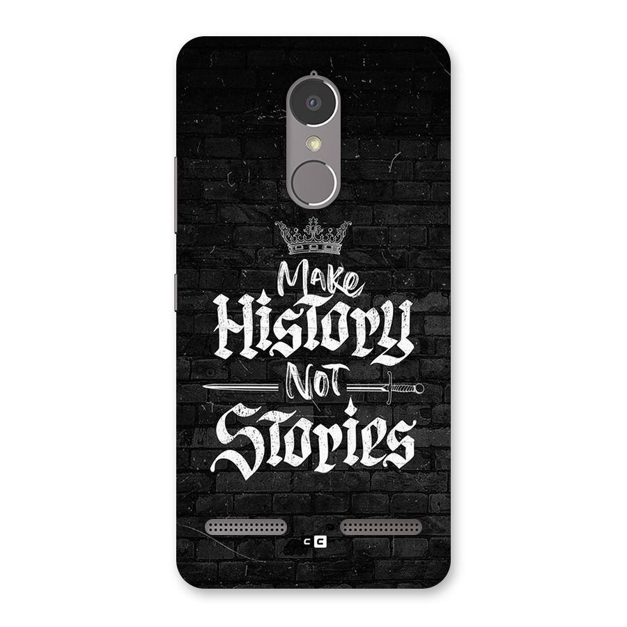 Make History Back Case for Lenovo K6 Power
