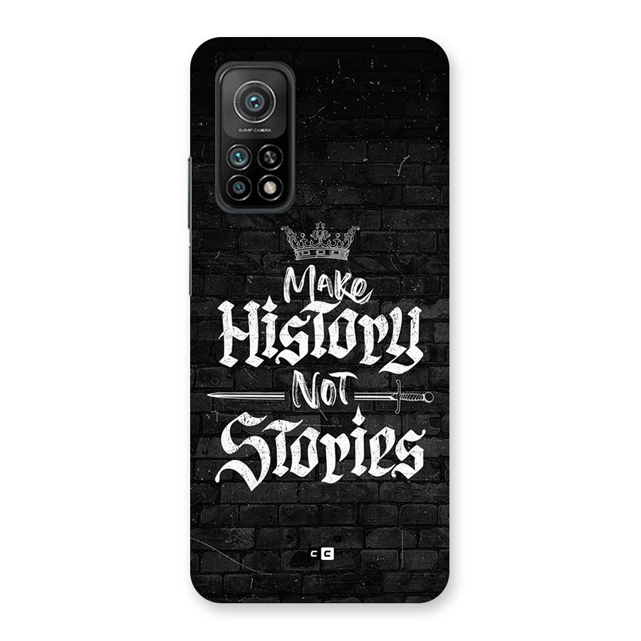 Make History Back Case for Mi 10T 5G