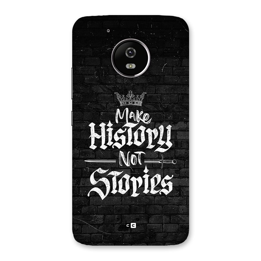 Make History Back Case for Moto G5