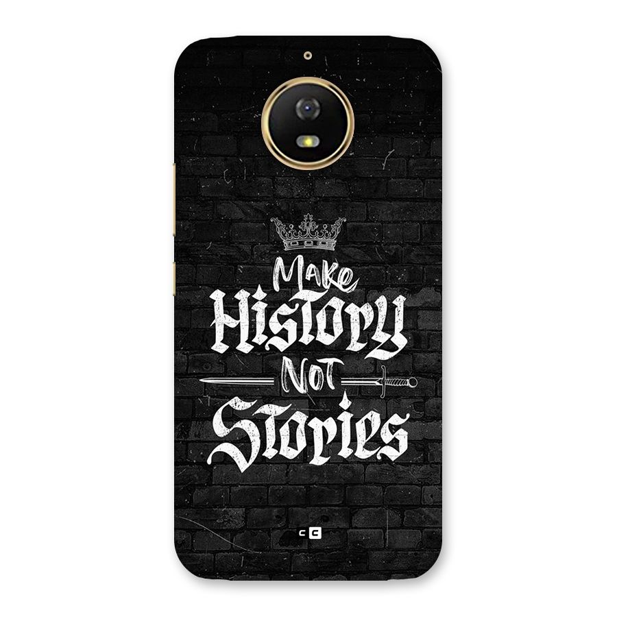 Make History Back Case for Moto G5s