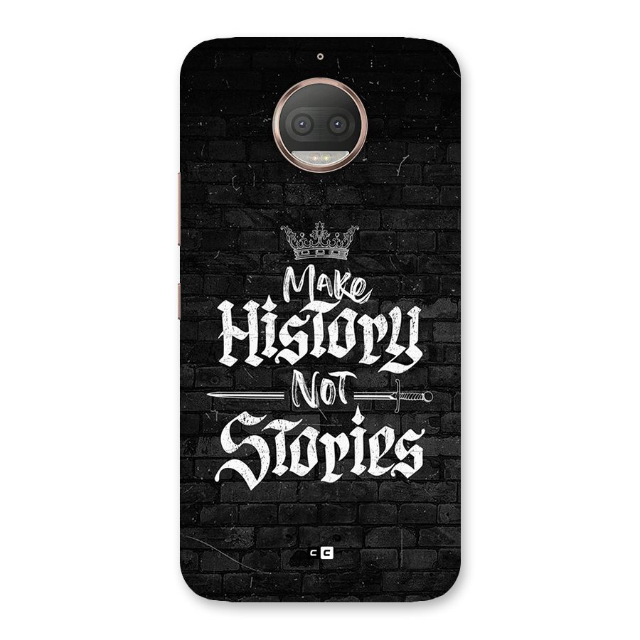 Make History Back Case for Moto G5s Plus