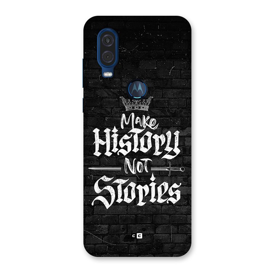 Make History Back Case for Motorola One Vision