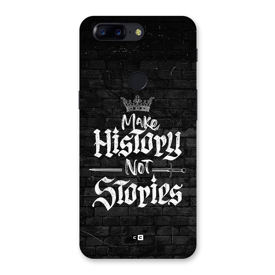 Make History Back Case for OnePlus 5T