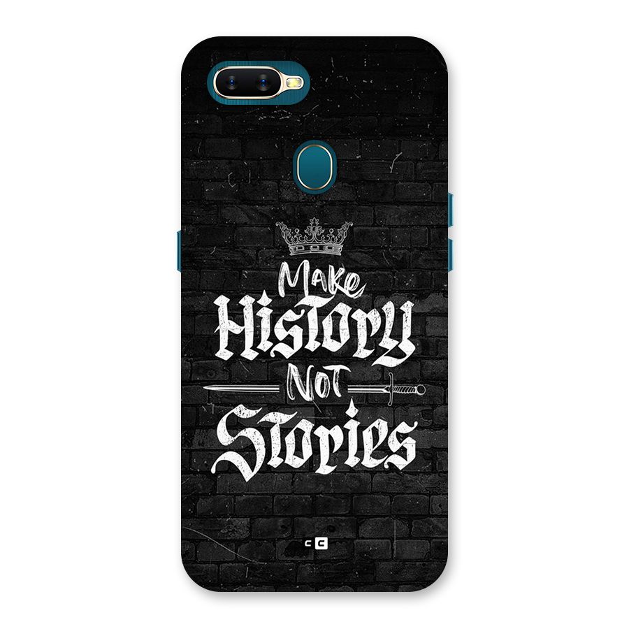 Make History Back Case for Oppo A12s