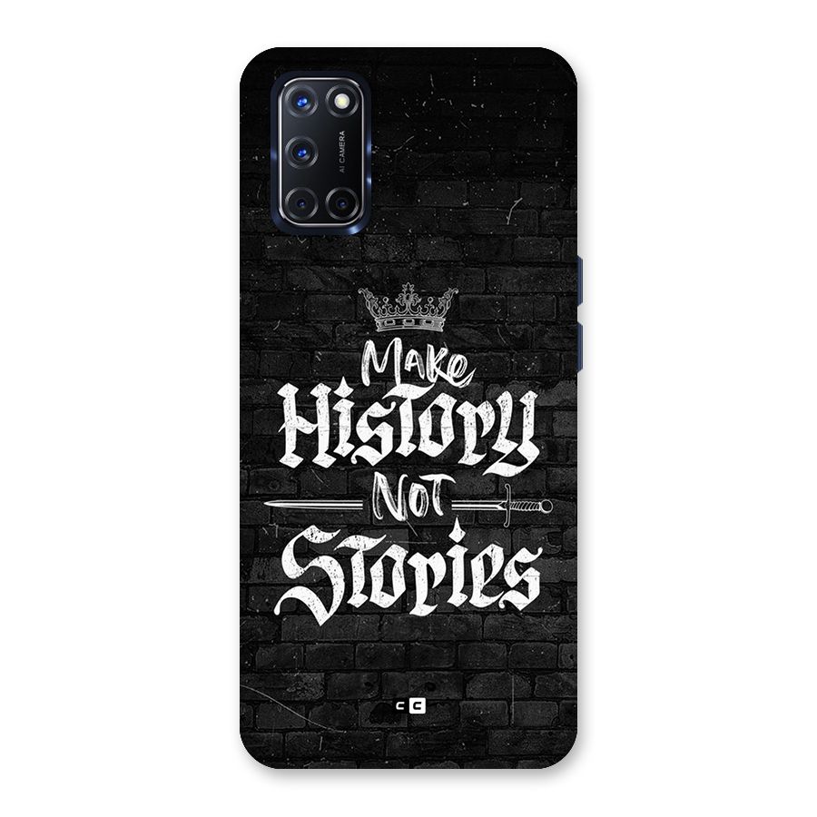 Make History Back Case for Oppo A52