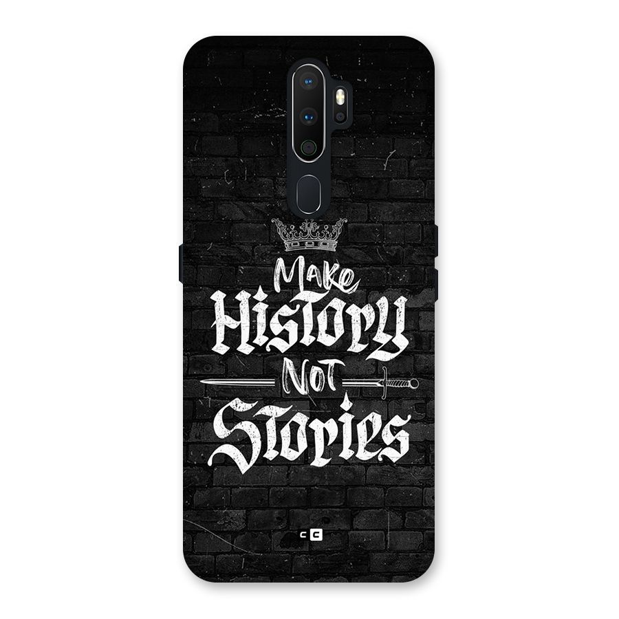 Make History Back Case for Oppo A5 (2020)