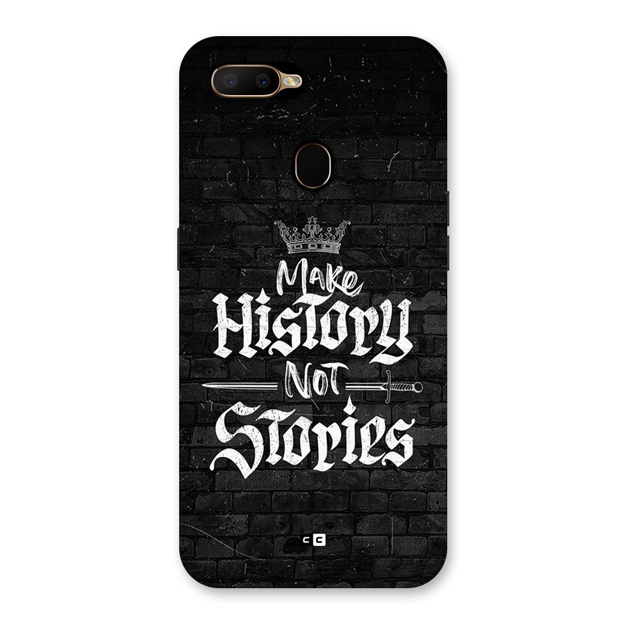 Make History Back Case for Oppo A5s