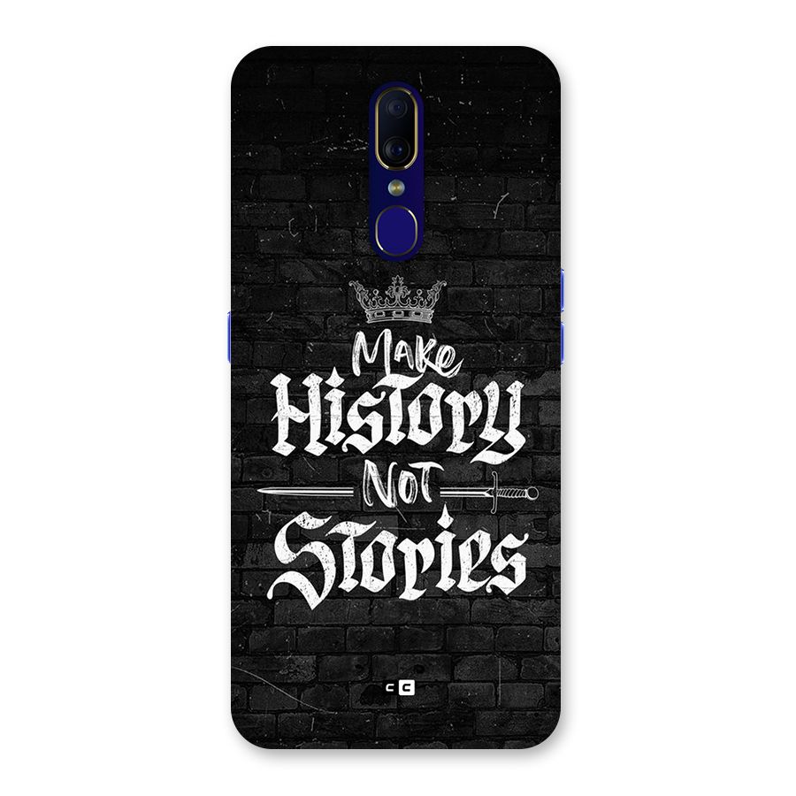 Make History Back Case for Oppo A9