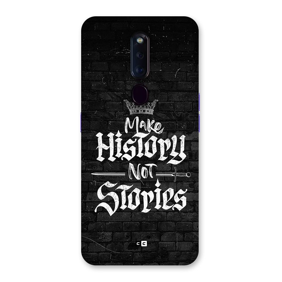 Make History Back Case for Oppo F11 Pro