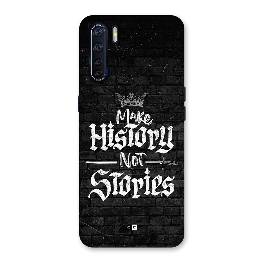 Make History Back Case for Oppo F15