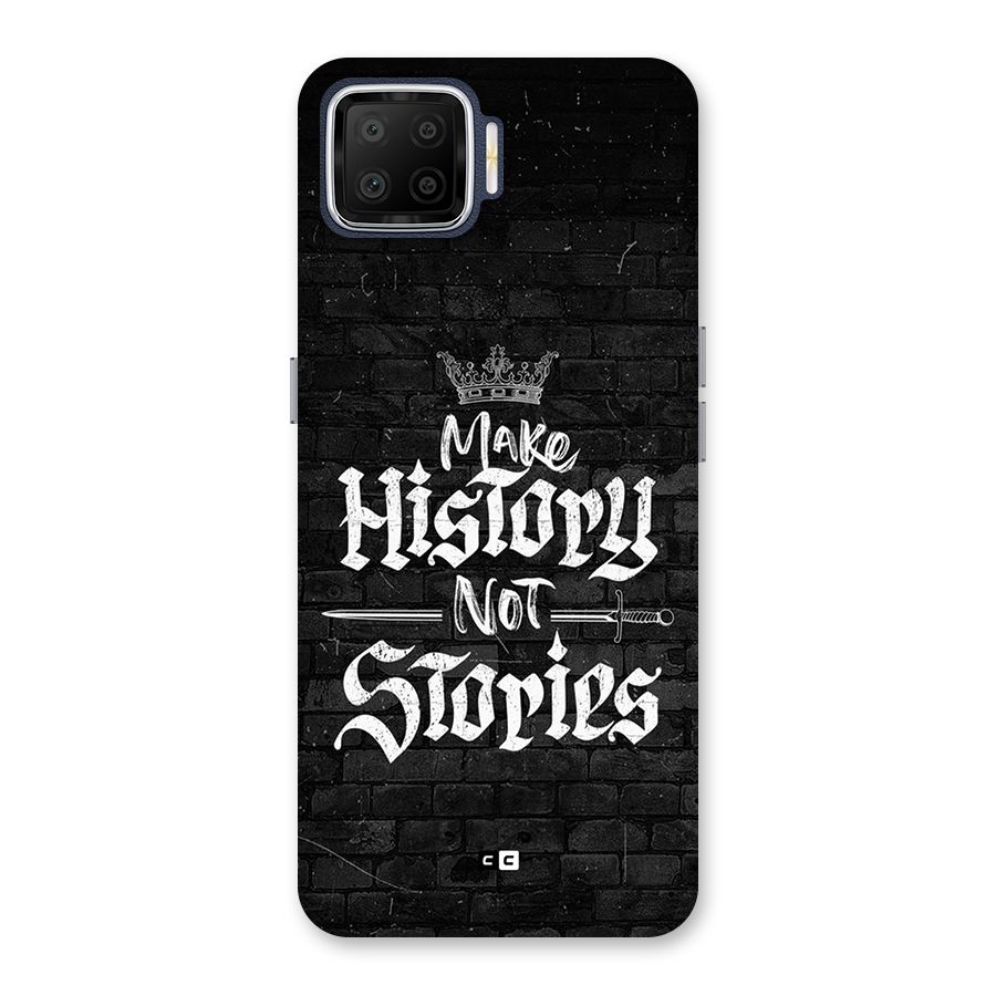 Make History Back Case for Oppo F17