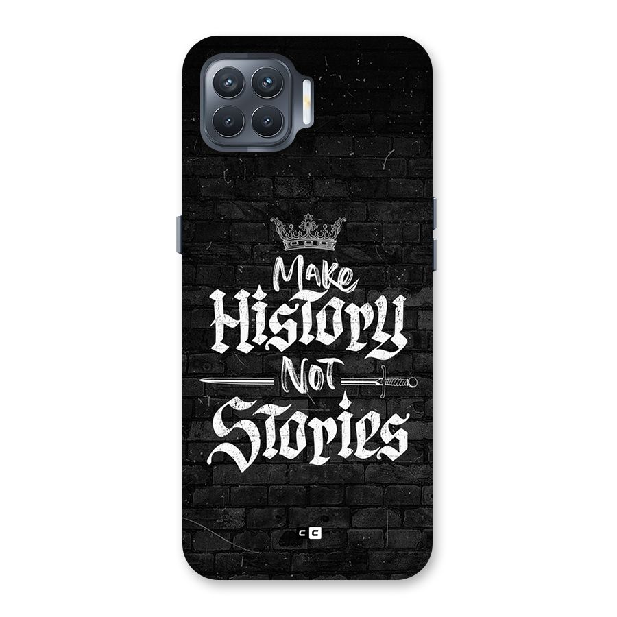 Make History Back Case for Oppo F17 Pro