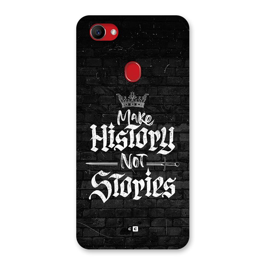 Make History Back Case for Oppo F7