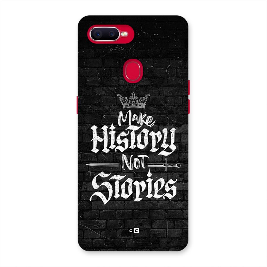 Make History Back Case for Oppo F9 Pro