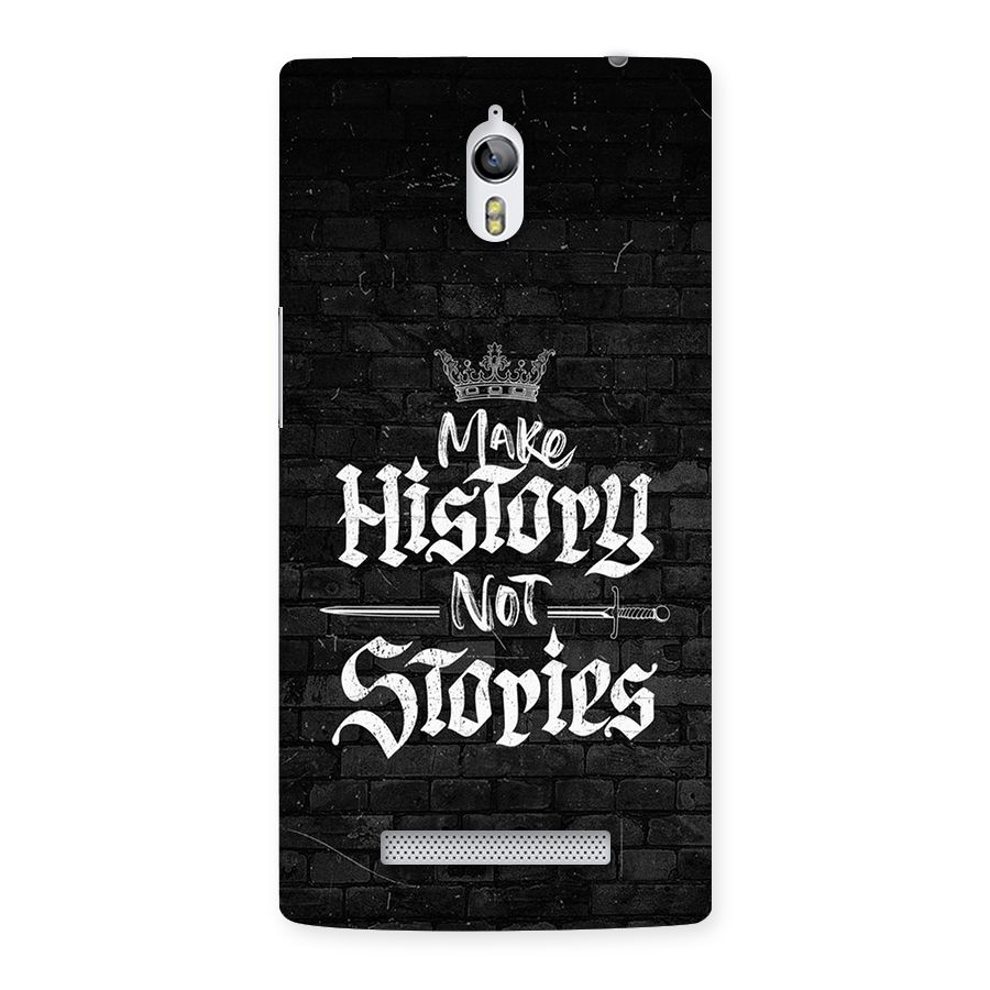 Make History Back Case for Oppo Find 7