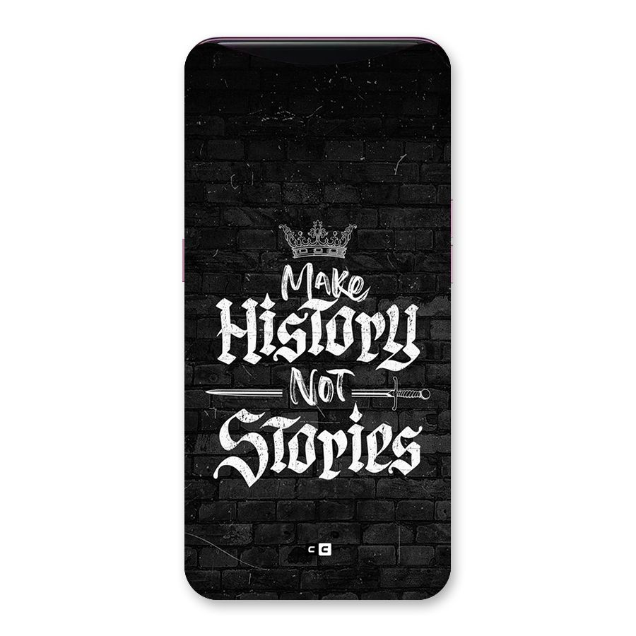 Make History Back Case for Oppo Find X