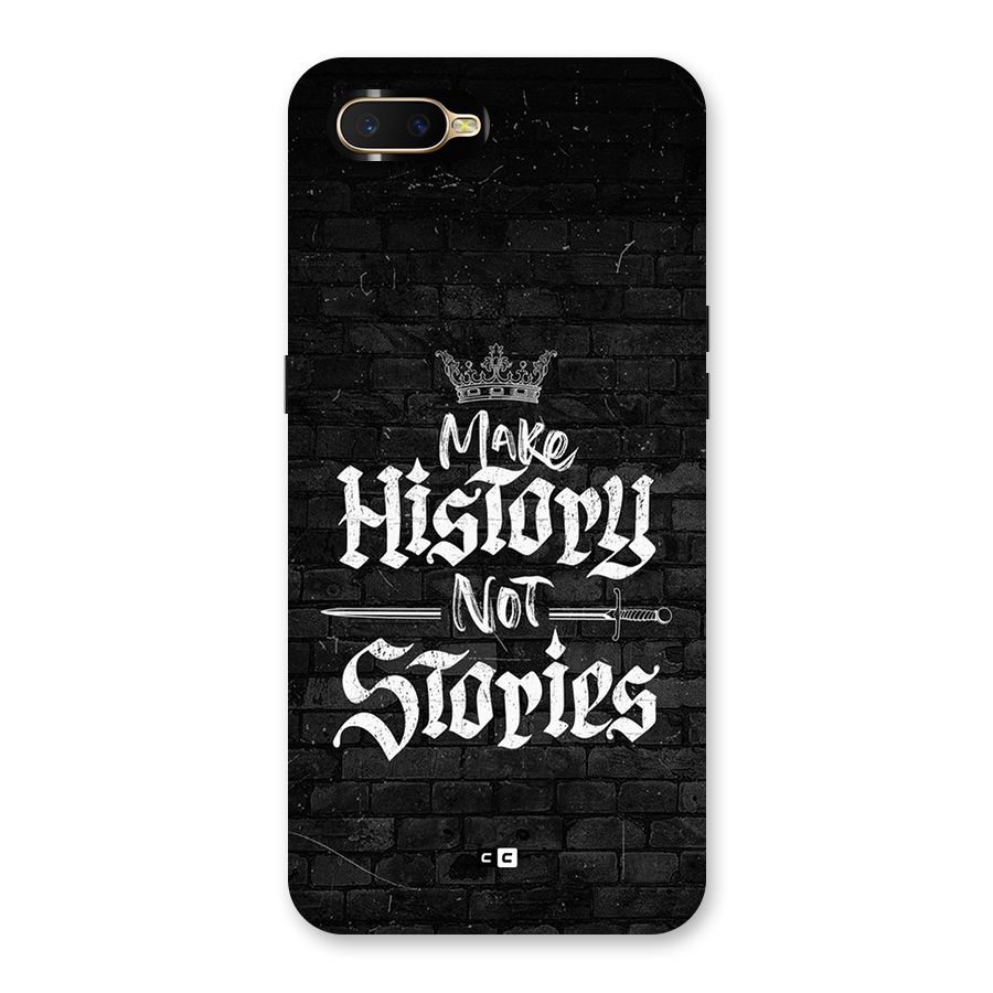 Make History Back Case for Oppo K1