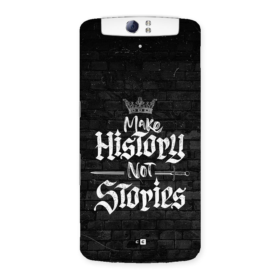 Make History Back Case for Oppo N1