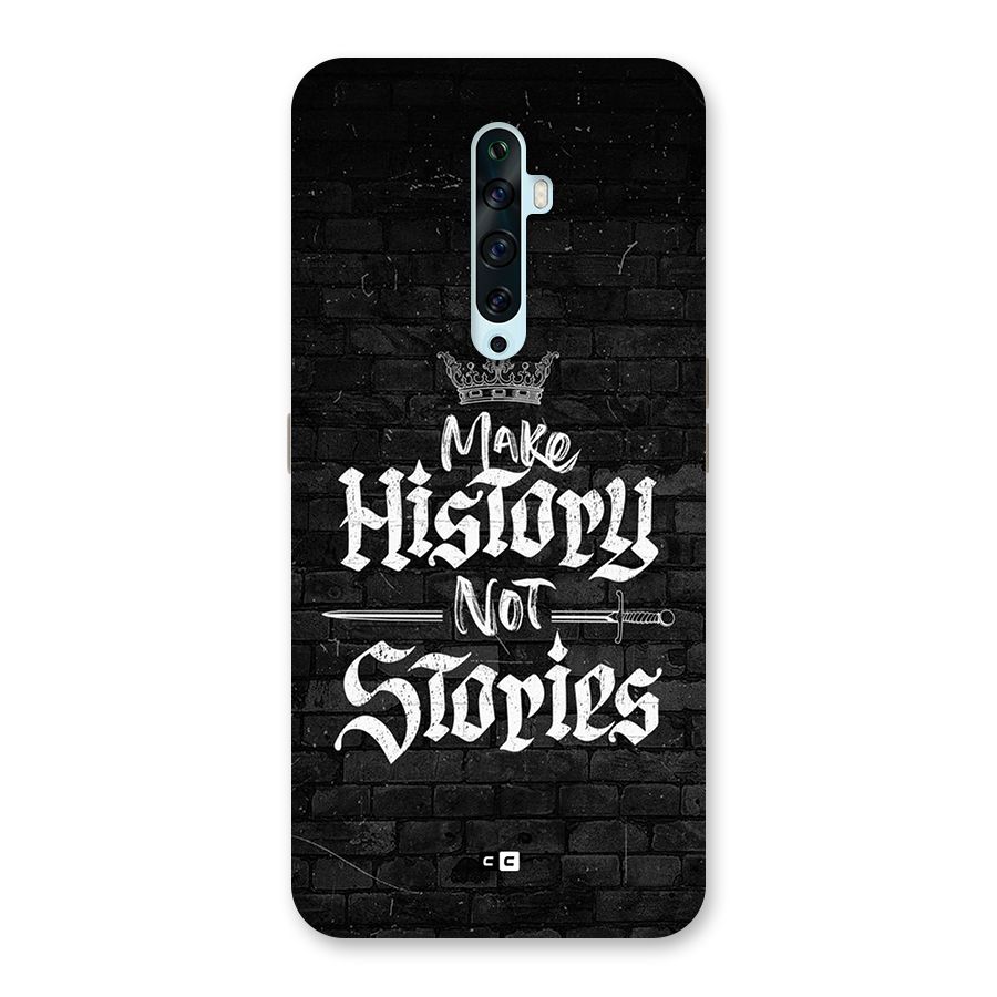 Make History Back Case for Oppo Reno2 F
