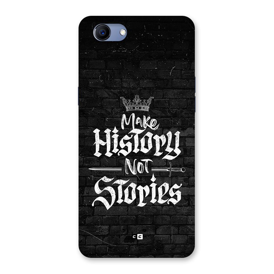 Make History Back Case for Realme 1