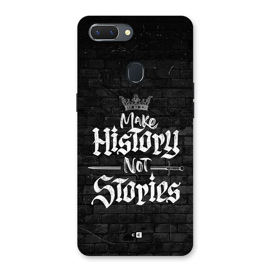 Make History Back Case for Realme 2