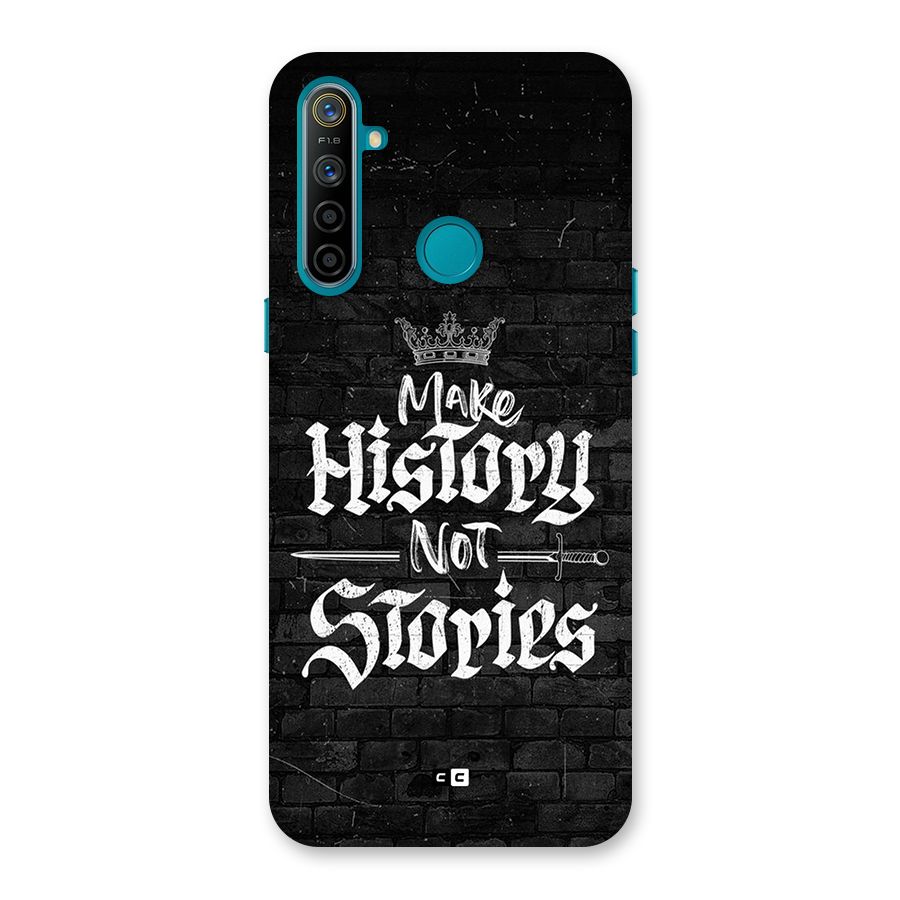 Make History Back Case for Realme 5i