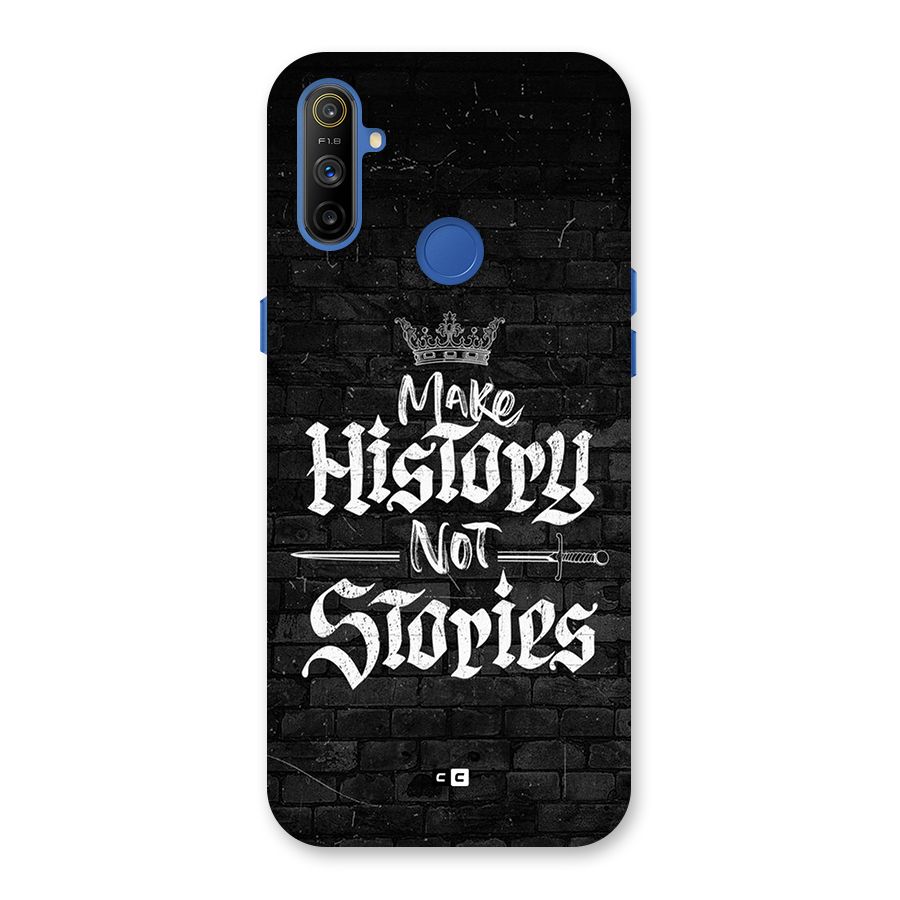 Make History Back Case for Realme Narzo 10A