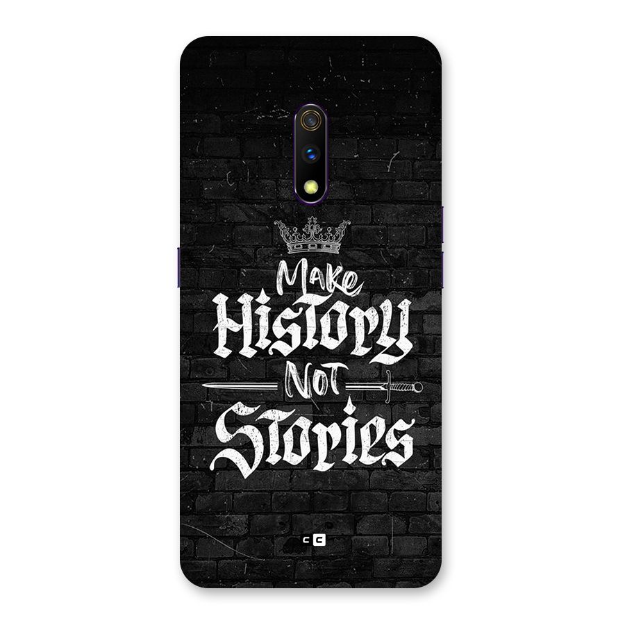 Make History Back Case for Realme X