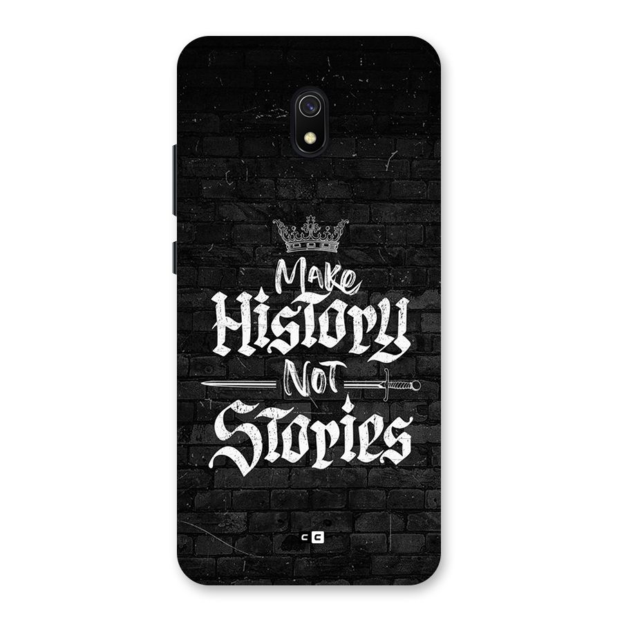 Make History Back Case for Redmi 8A