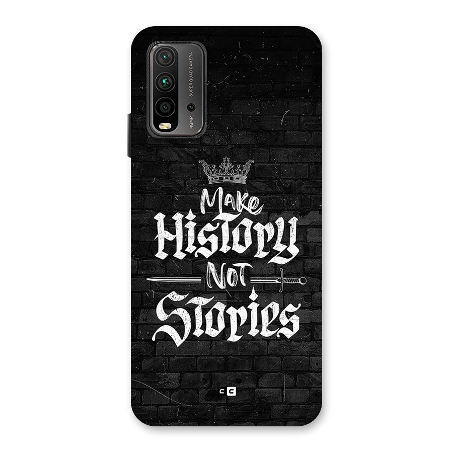 Make History Back Case for Redmi 9 Power