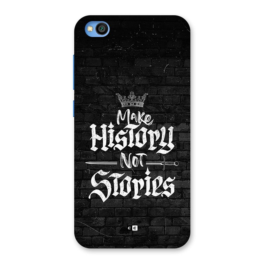 Make History Back Case for Redmi Go