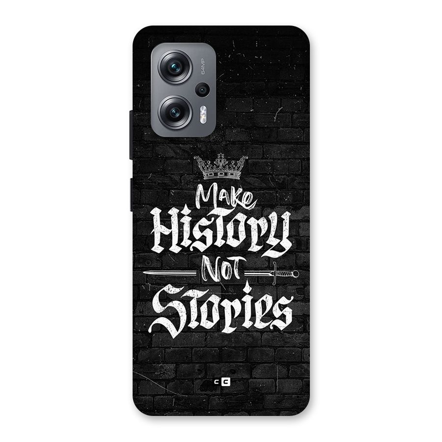 Make History Back Case for Redmi K50i