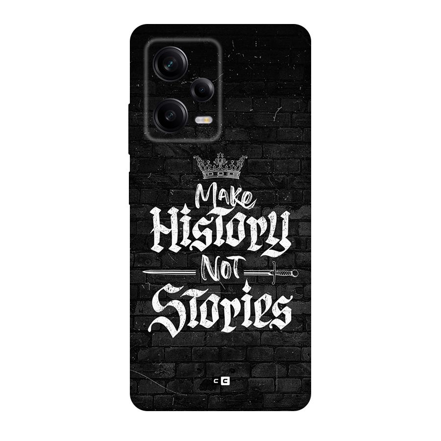 Make History Back Case for Redmi Note 12 Pro