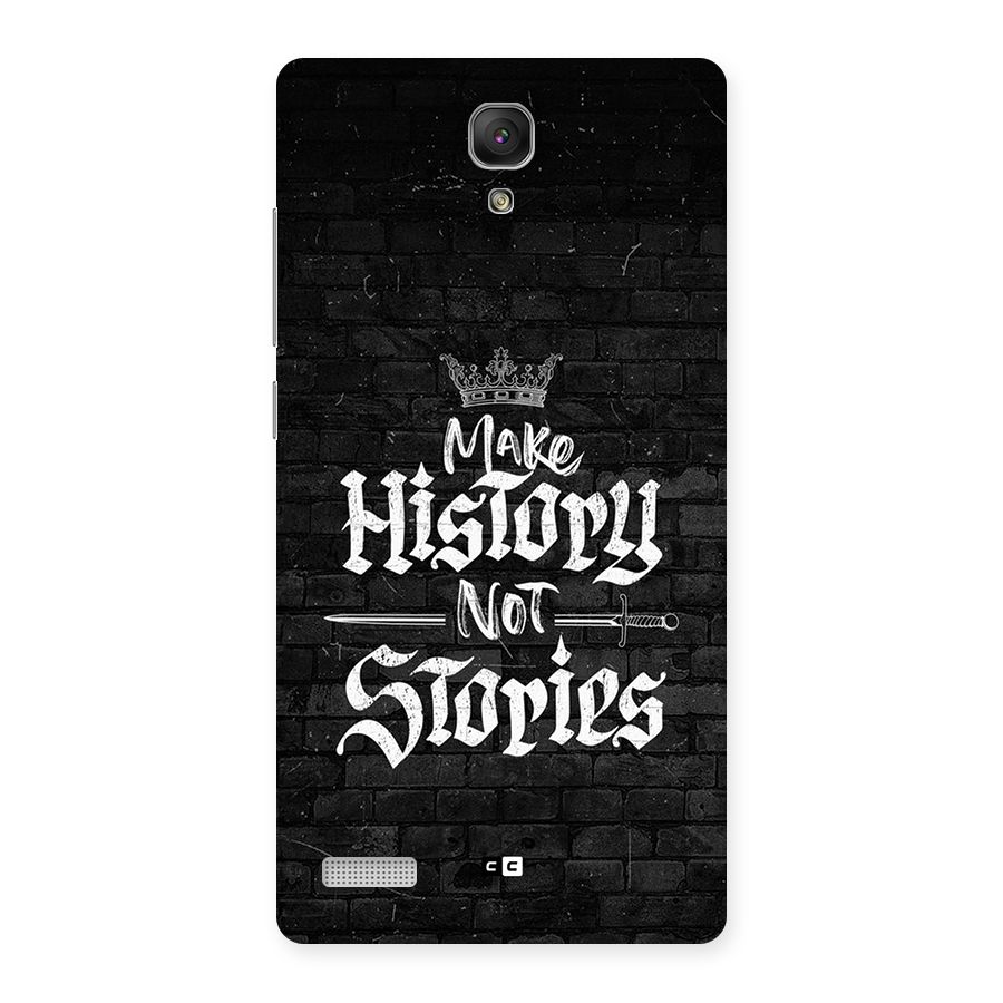 Make History Back Case for Redmi Note Prime