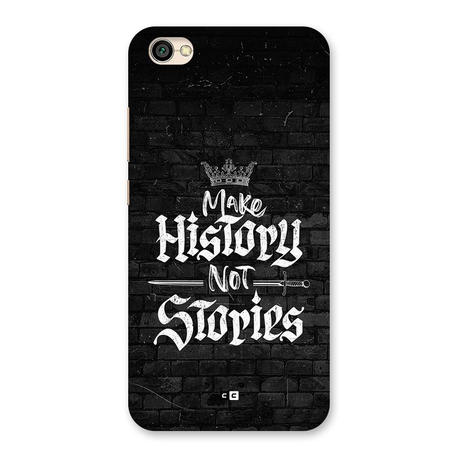 Make History Back Case for Redmi Y1 Lite