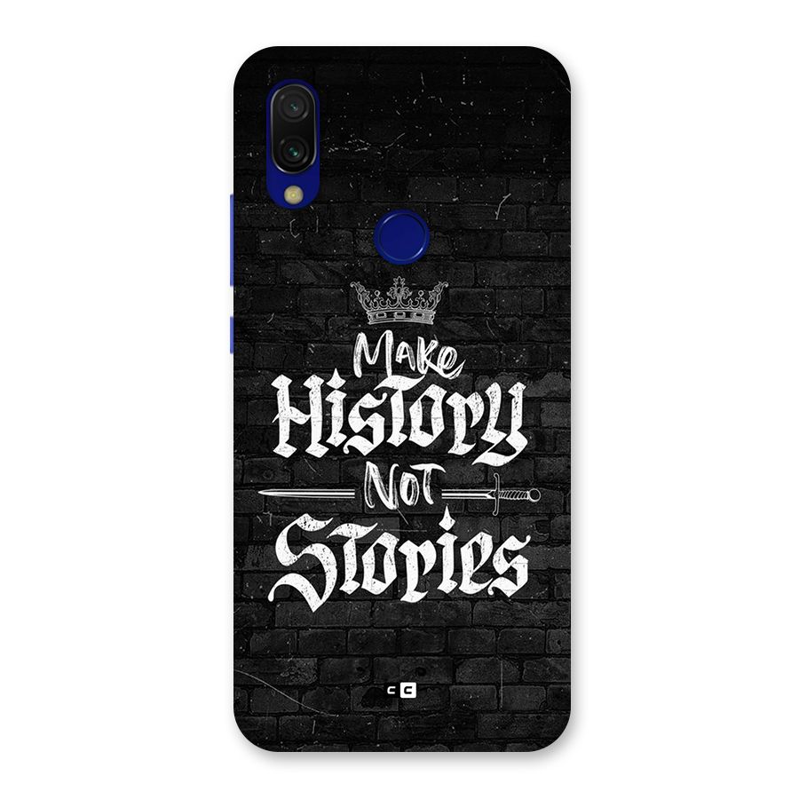 Make History Back Case for Redmi Y3