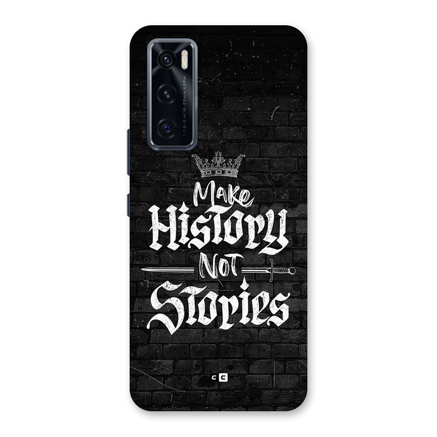 Make History Back Case for Vivo V20 SE