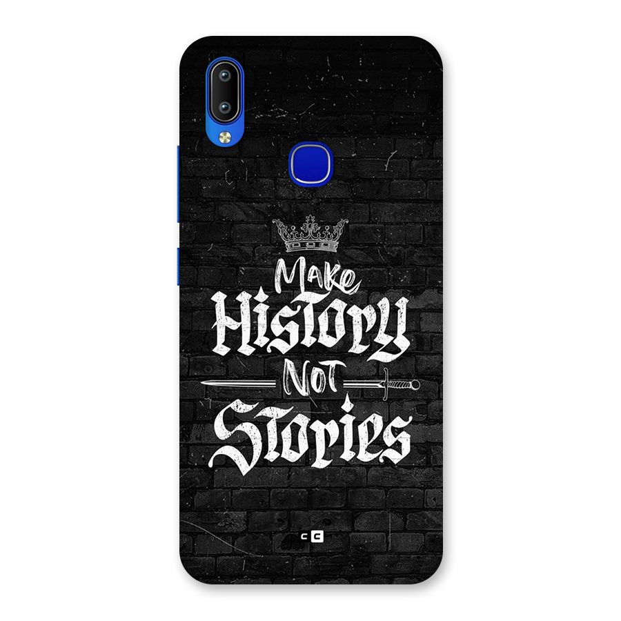 Make History Back Case for Vivo Y91