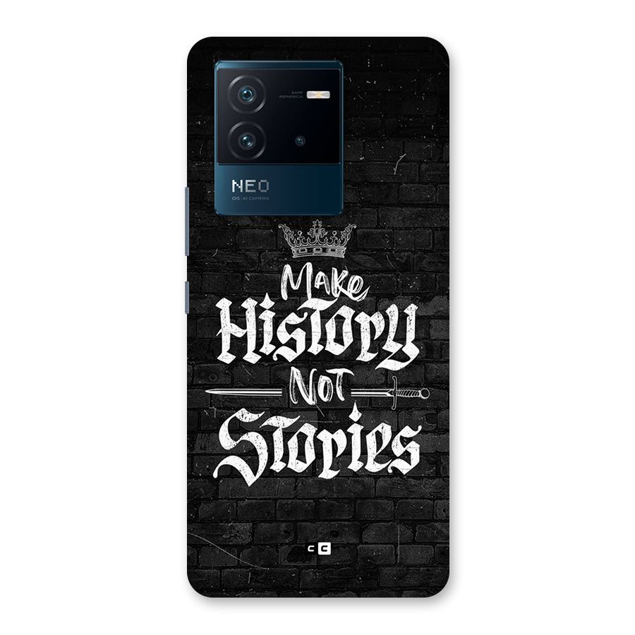 Make History Back Case for Vivo iQOO Neo 6 5G
