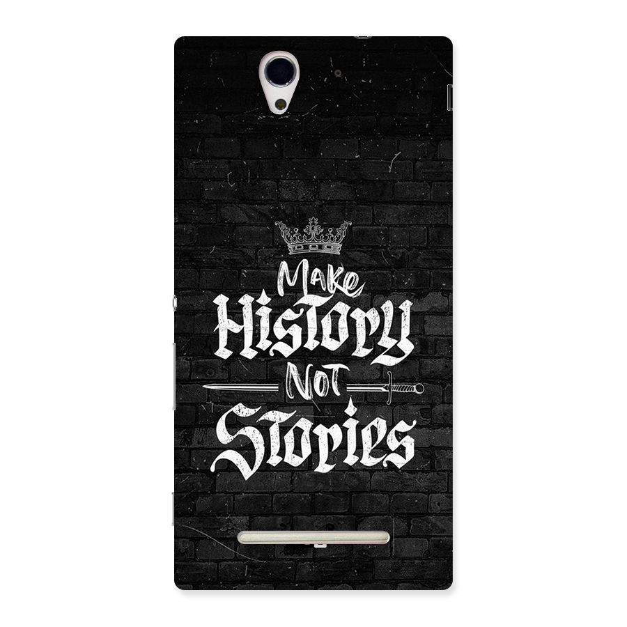 Make History Back Case for Xperia C3