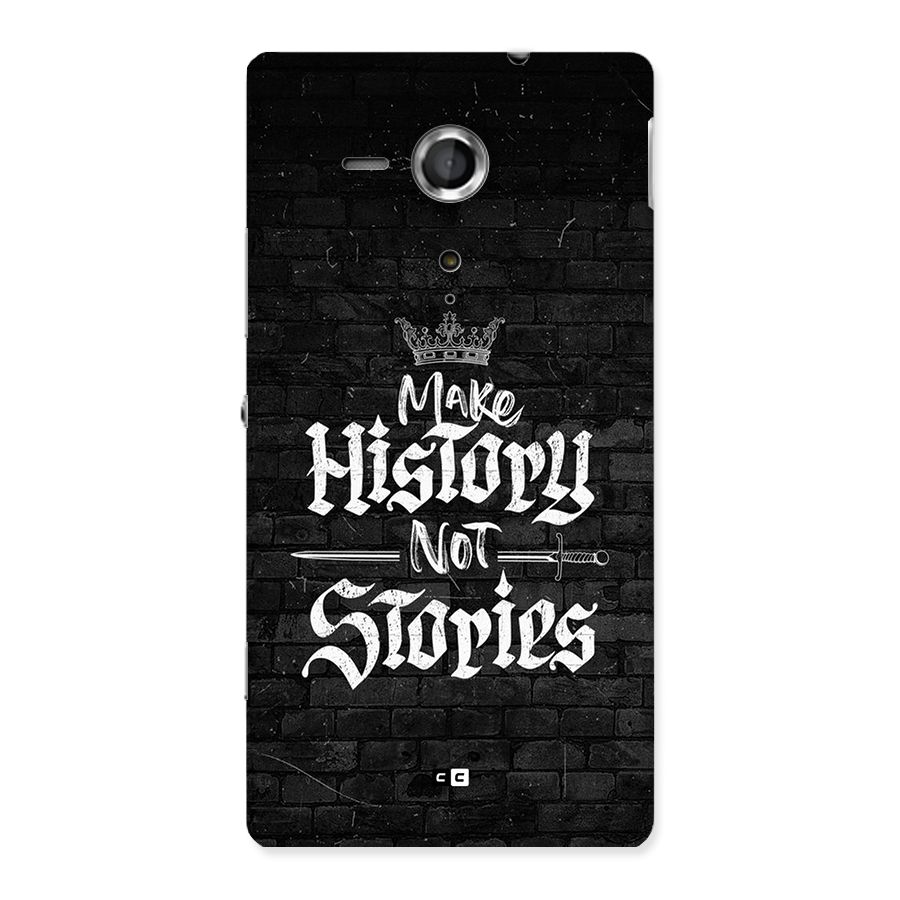 Make History Back Case for Xperia Sp