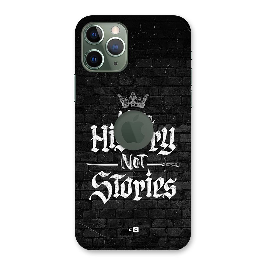 Make History Back Case for iPhone 11 Pro Logo Cut