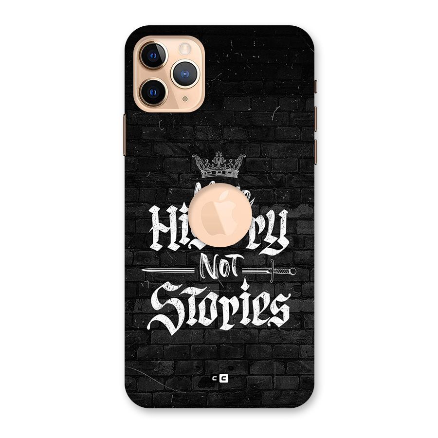 Make History Back Case for iPhone 11 Pro Max Logo Cut