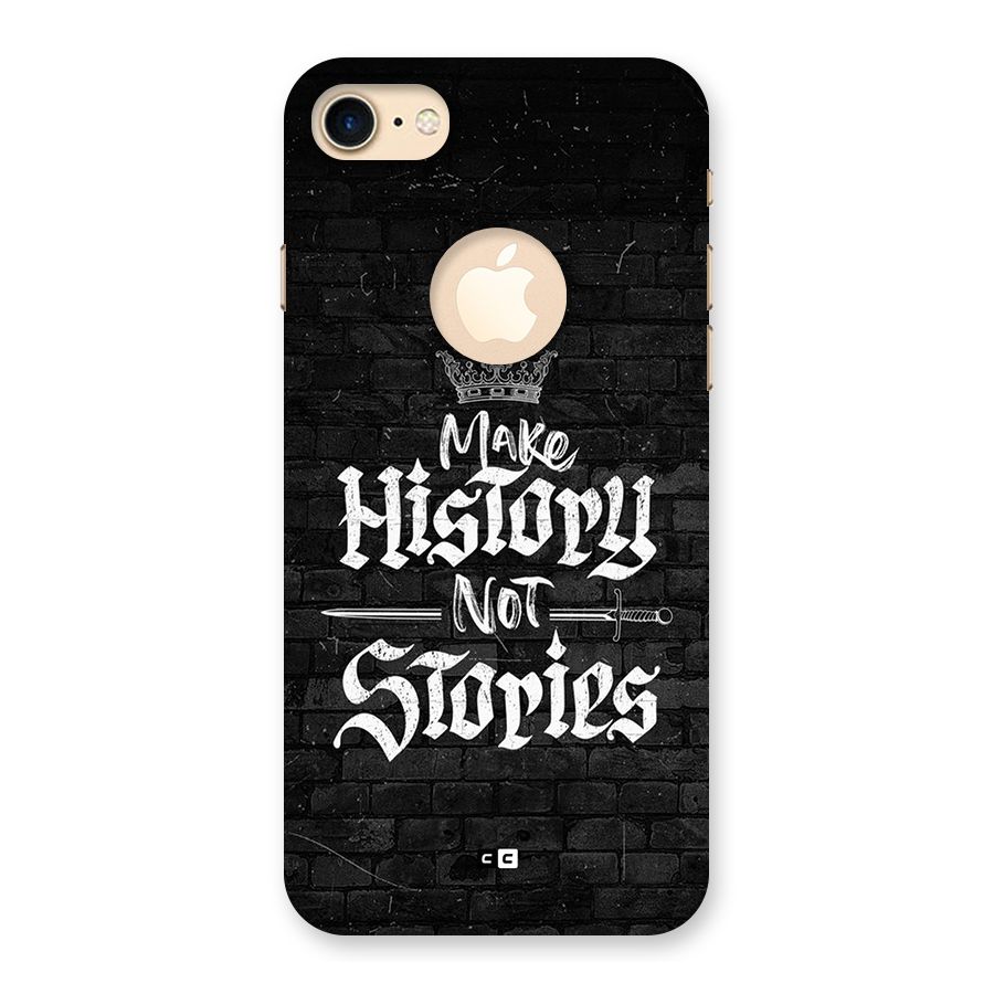 Make History Back Case for iPhone 7 Logo Cut