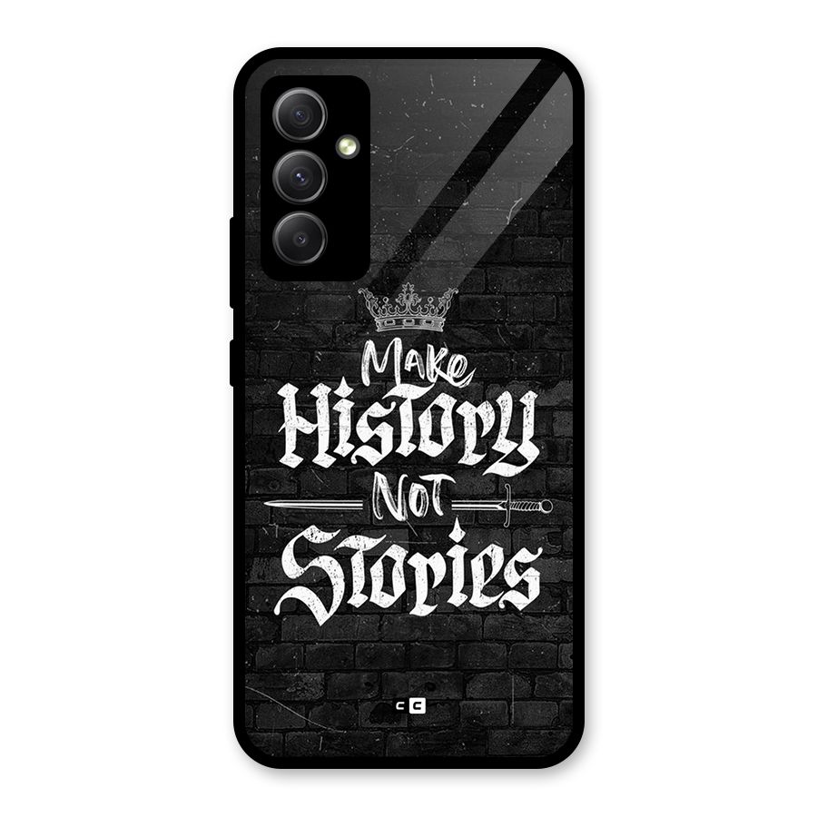 Make History Glass Back Case for Galaxy A34