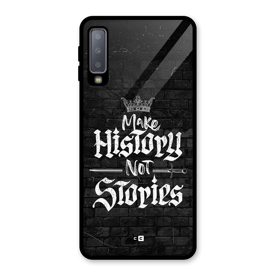 Make History Glass Back Case for Galaxy A7 (2018)